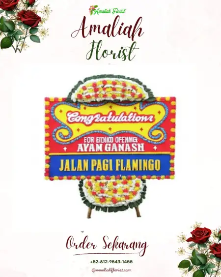 Sewa Papan Bunga Tepas